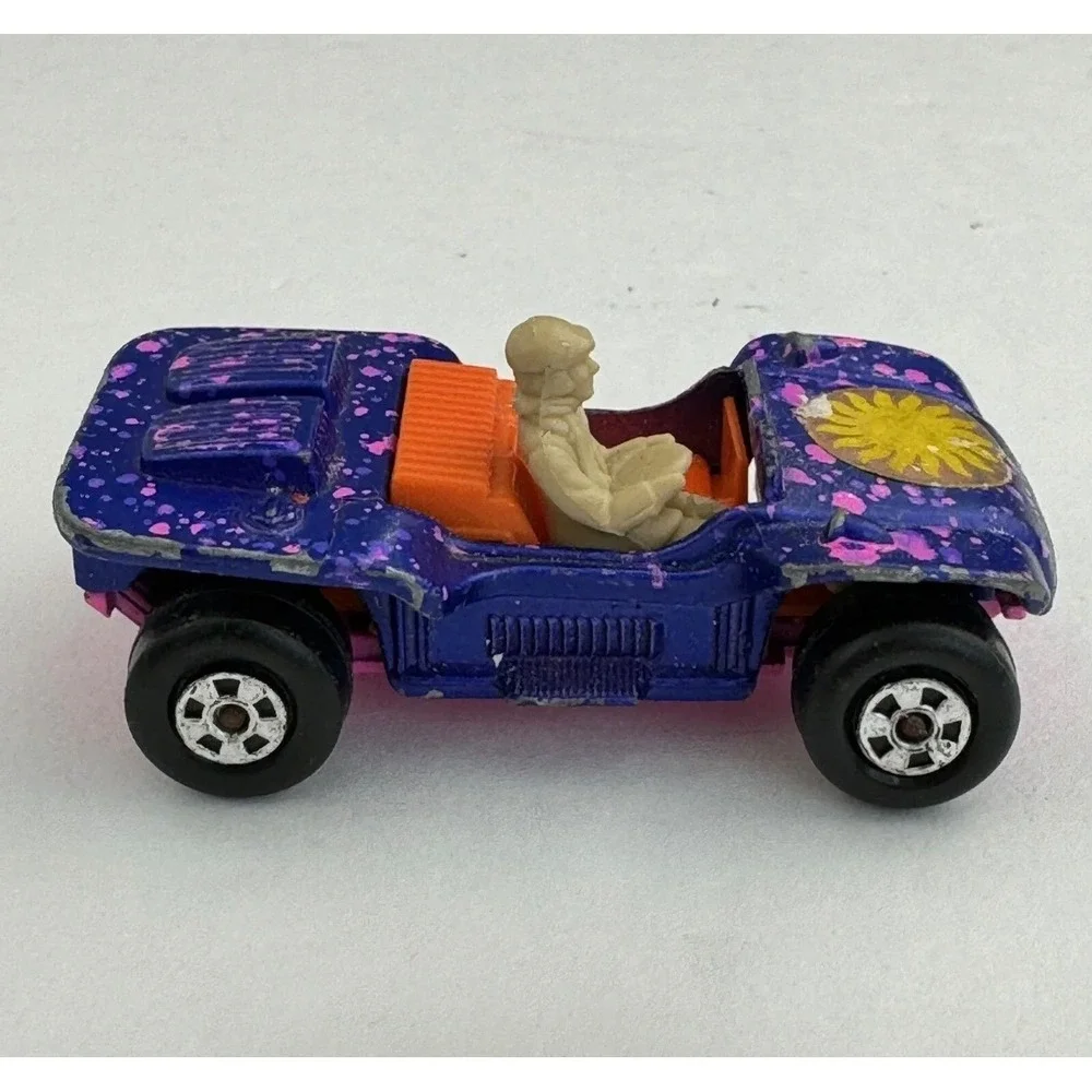 Vtg 1973 Matchbox Rolamatics No 47 Beach Hopper Purple Pink Splatter‎ Lesney